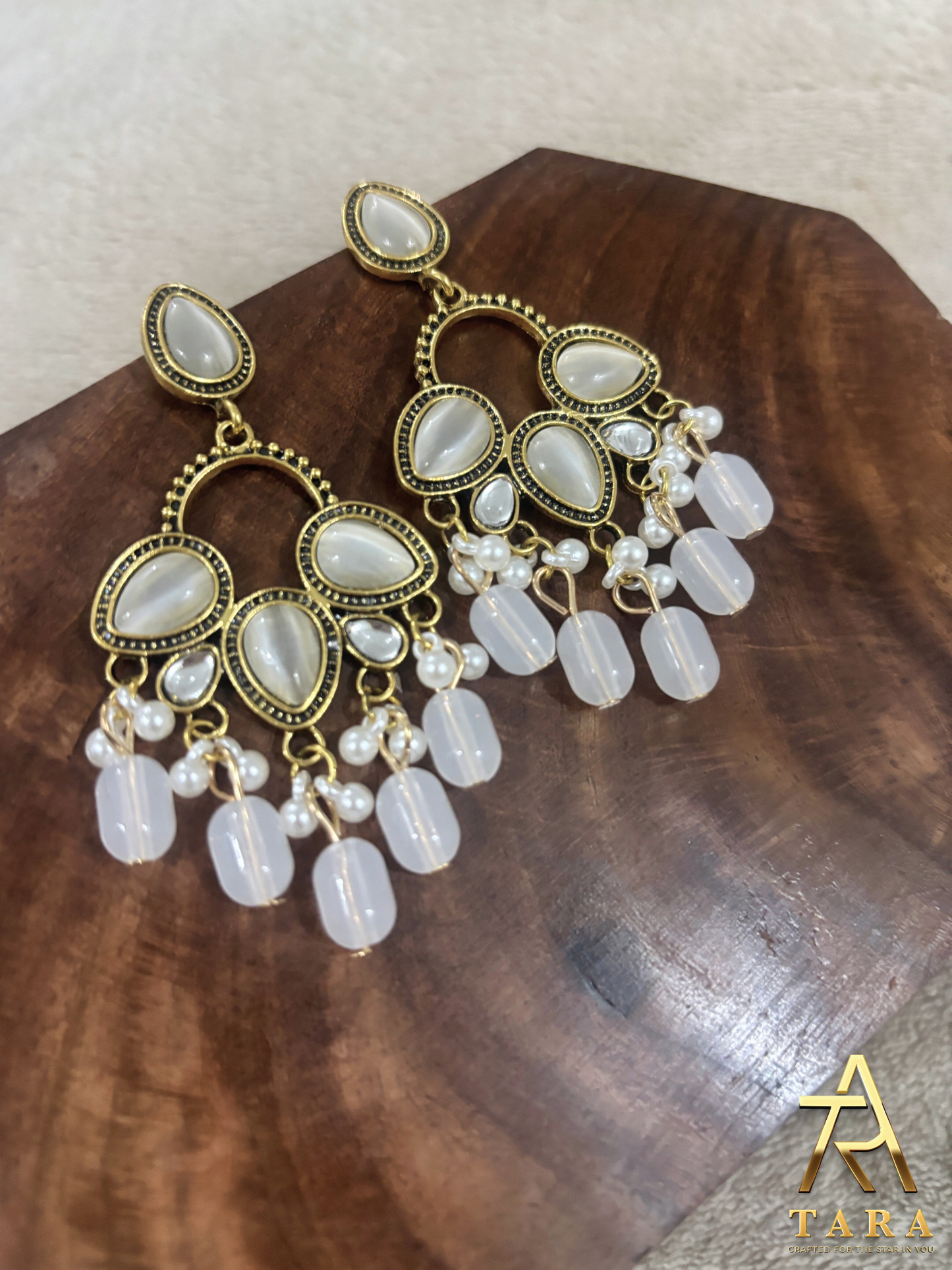 Chandbali Kundan Earrings - PRD1549