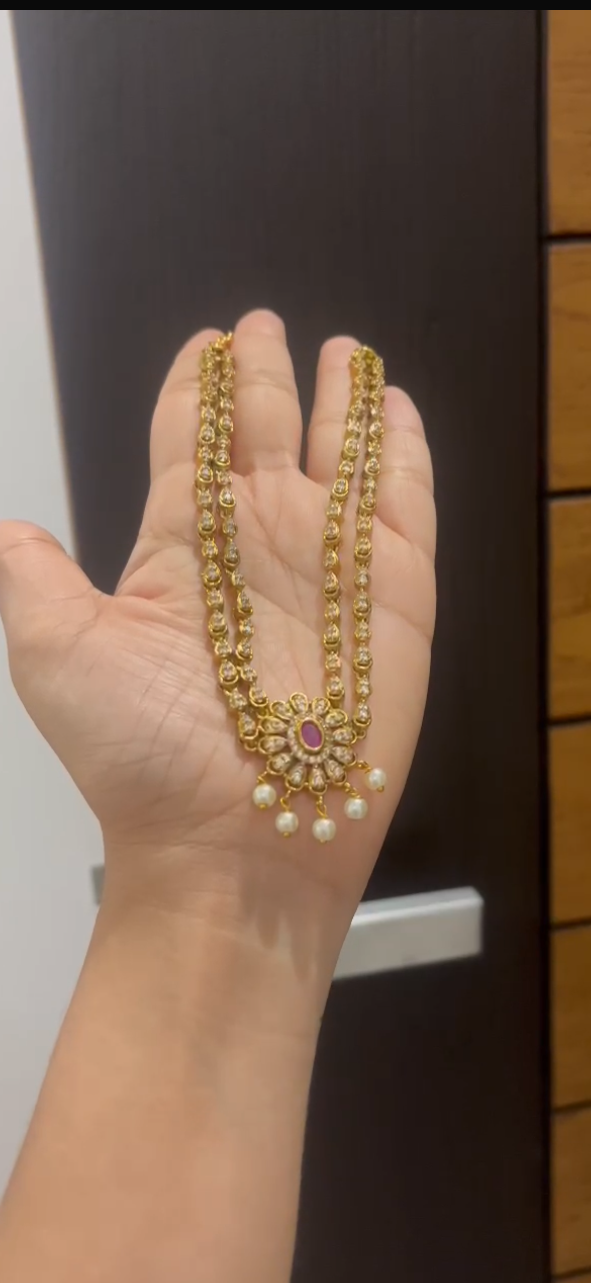 Double Layer AD stone Necklace - PRD1552