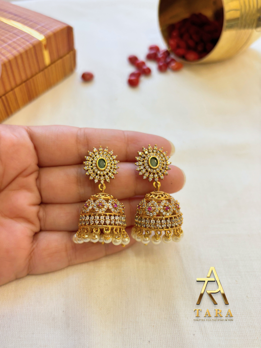 Premium Kemp studded Jhumka