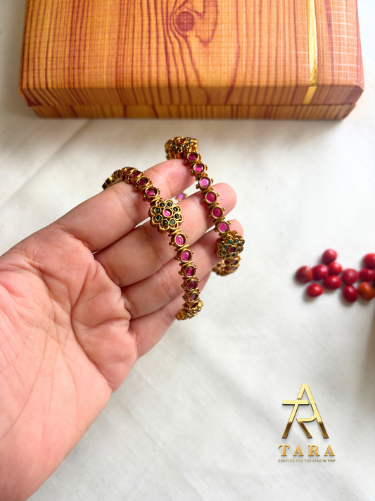Premium Kemp Stone Bangles - PRD1507