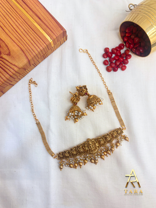 Premium Lakshmi Choker with Earrings