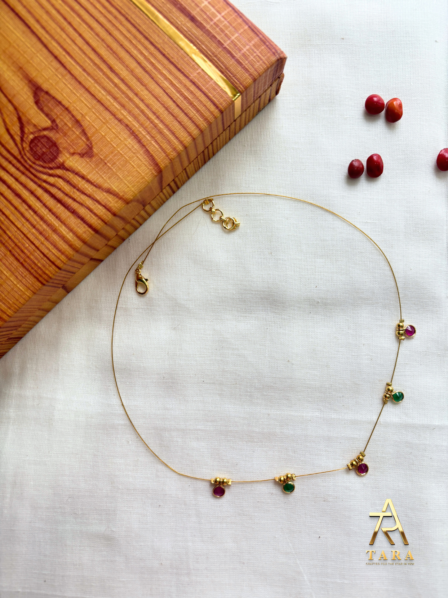 Invisible Multistone Necklace