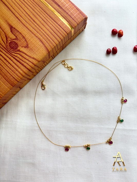 Invisible Multistone Necklace