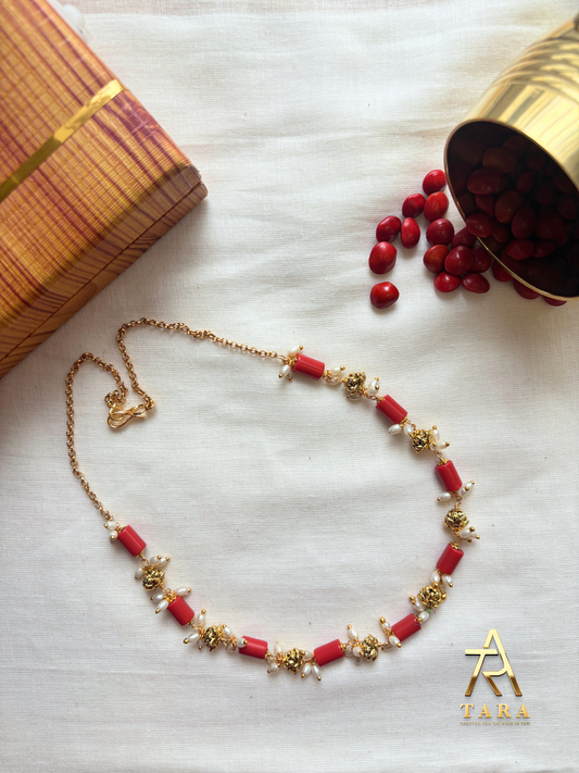 Simple Coral Beads Chain
