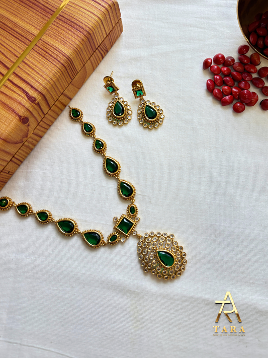 Jyothika Inspired Necklace set - Short -PRD1504
